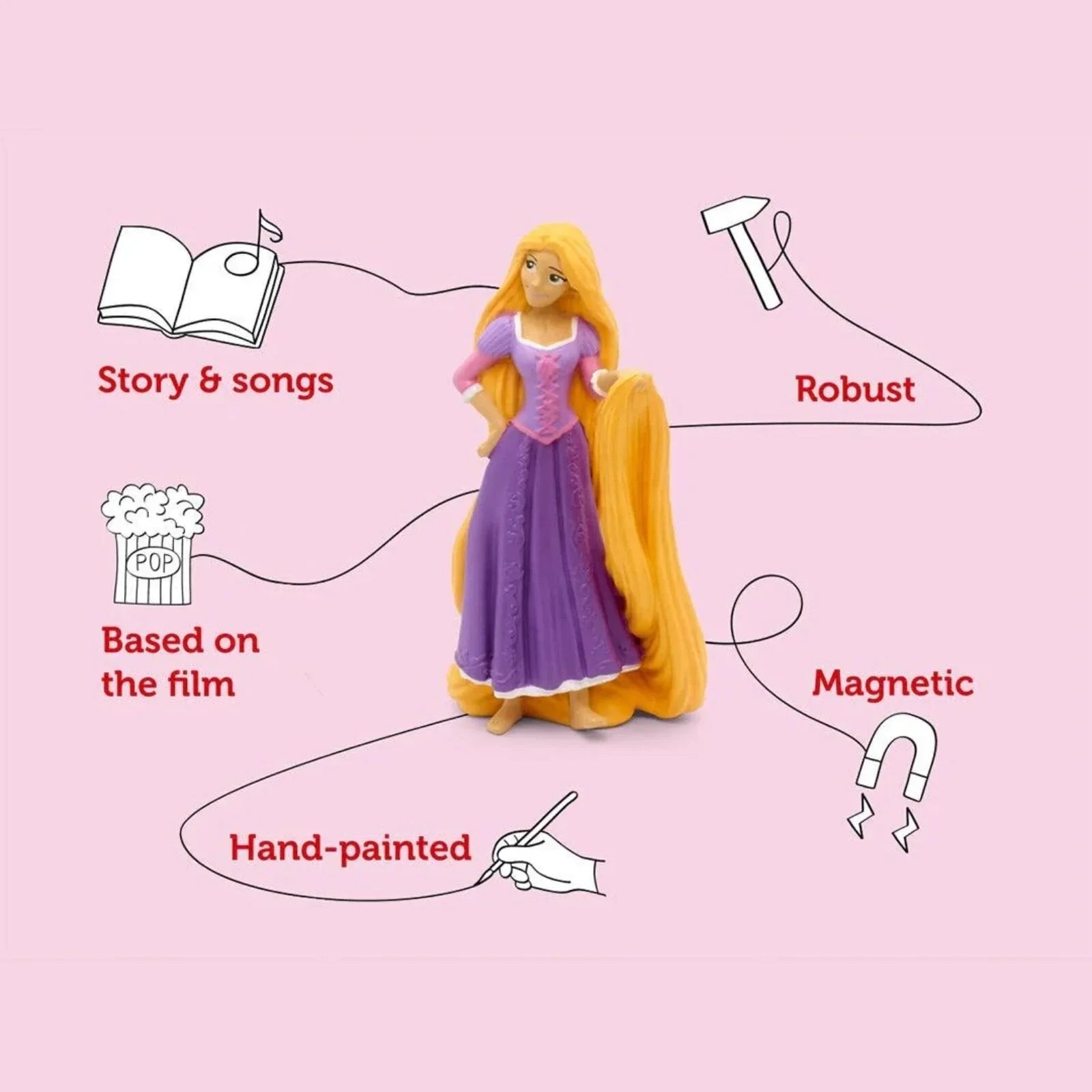 Tonies Disney Tangled Audio Play - Rapunzel - mezetto ebebek ebebek
