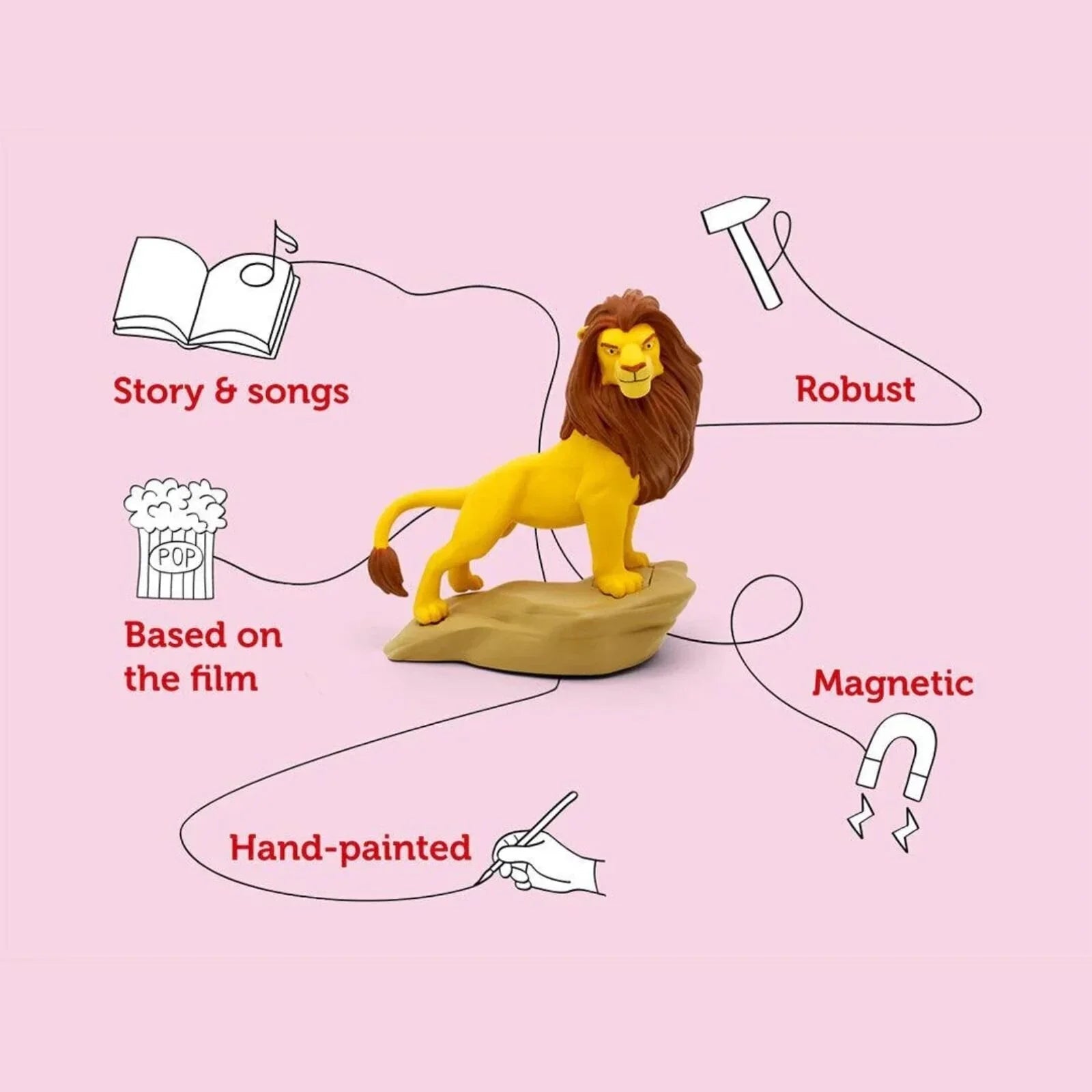 Tonies Disney The Lion King Audio Play - Simba - mezetto ebebek ebebek