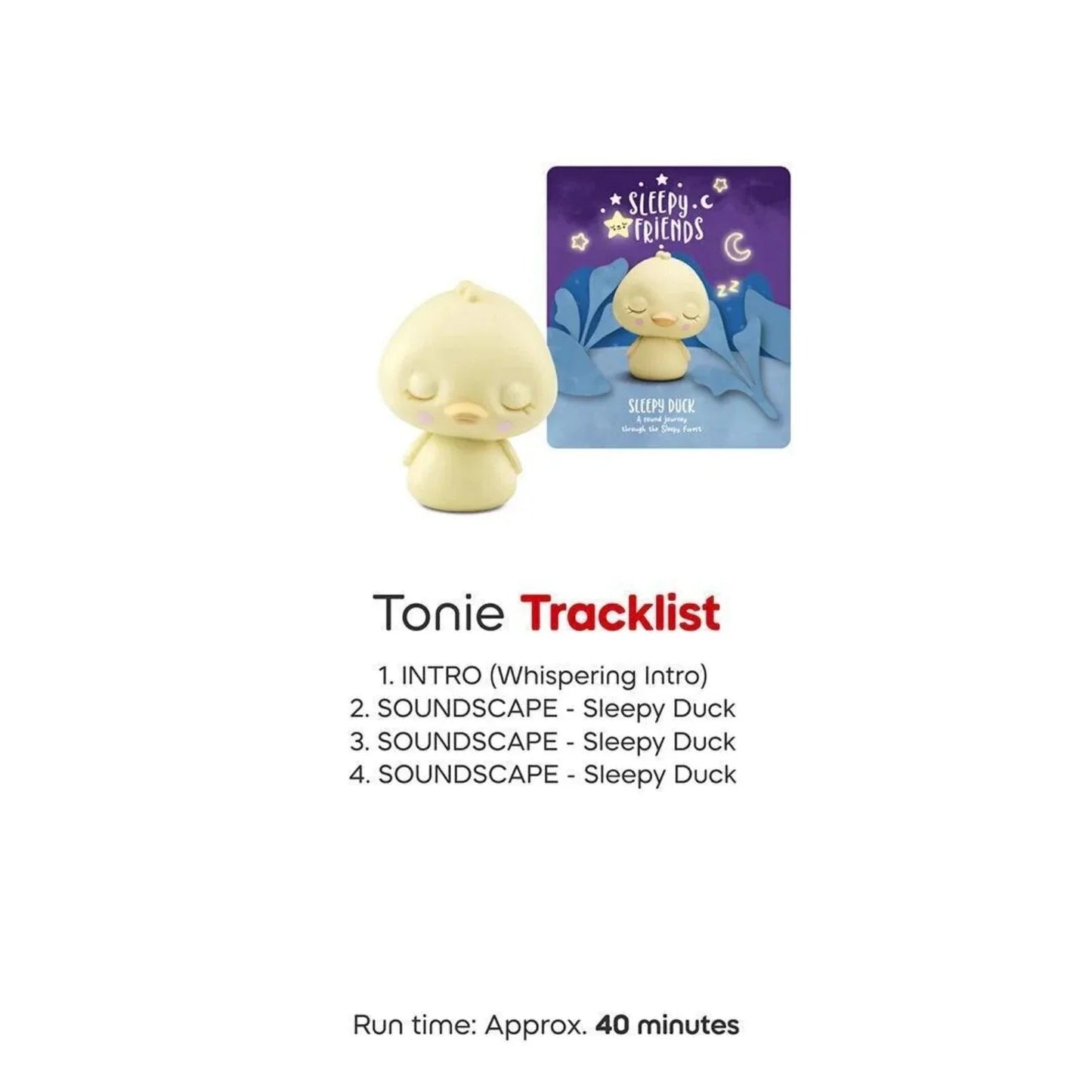 Tonies Nature Soundscapes Audio Play - Sleepy Duck - mezetto ebebek ebebek