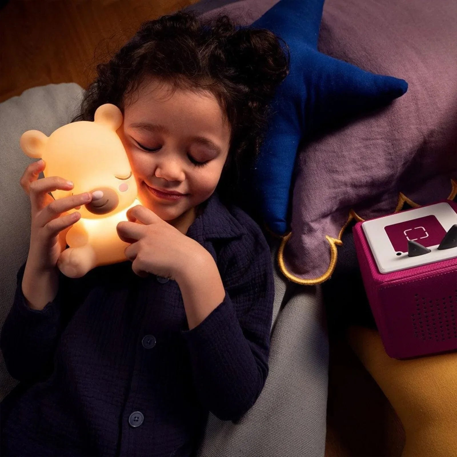 Tonies Night Light Tonie Audio Play - Sleepy Bear - mezetto ebebek ebebek