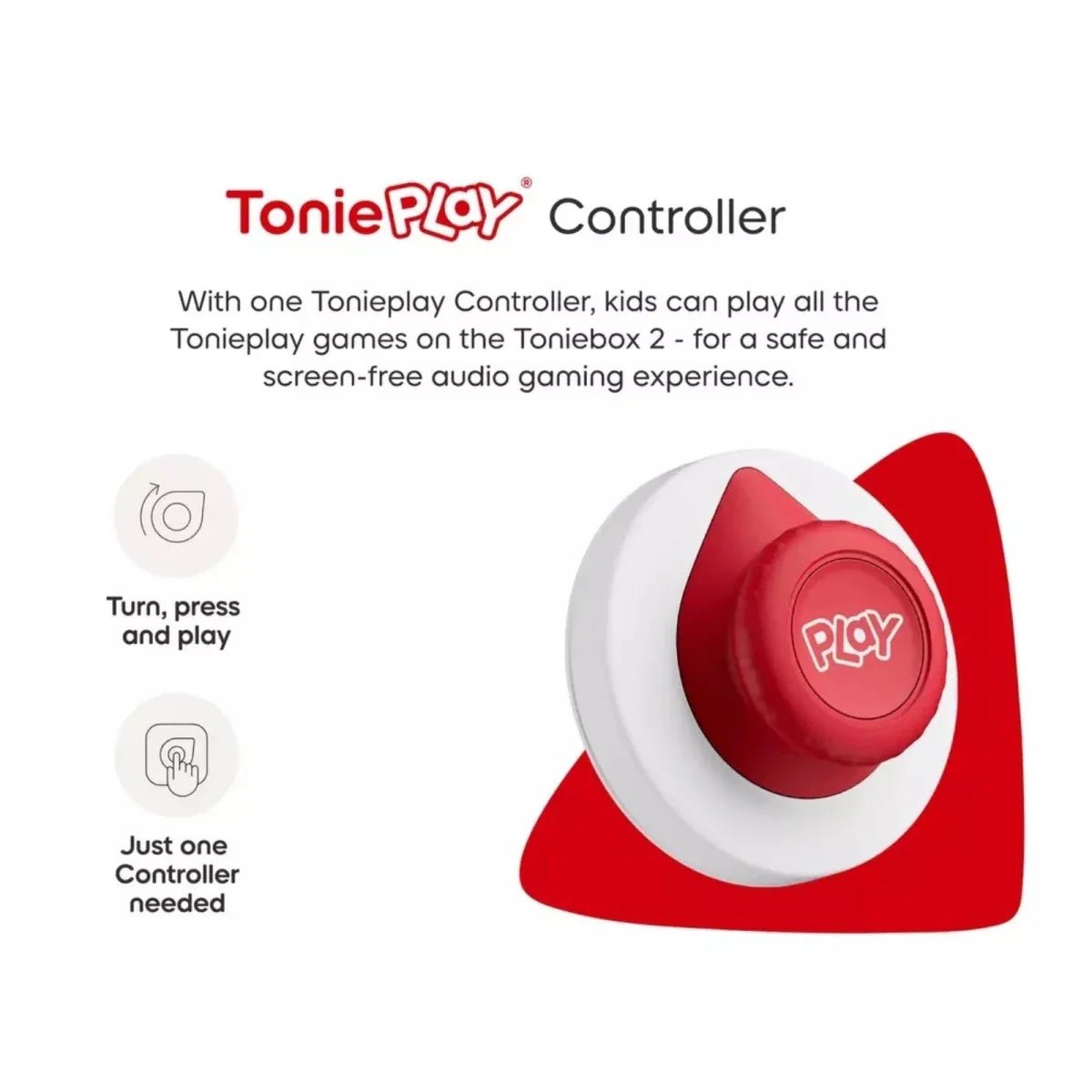 Tonies Tonieplay Controller - Sunset Red - mezetto ebebek ebebek