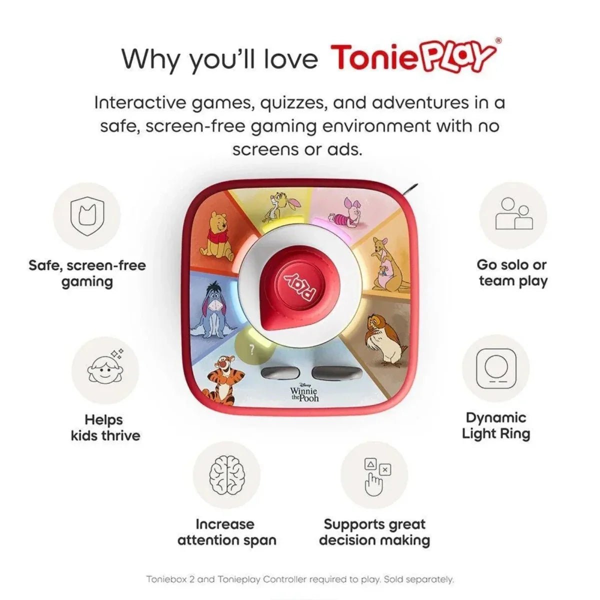 Tonies Tonieplay Disney Winnie the Pooh Tigger's Mix - Up Fix - Up Game - mezetto ebebek ebebek