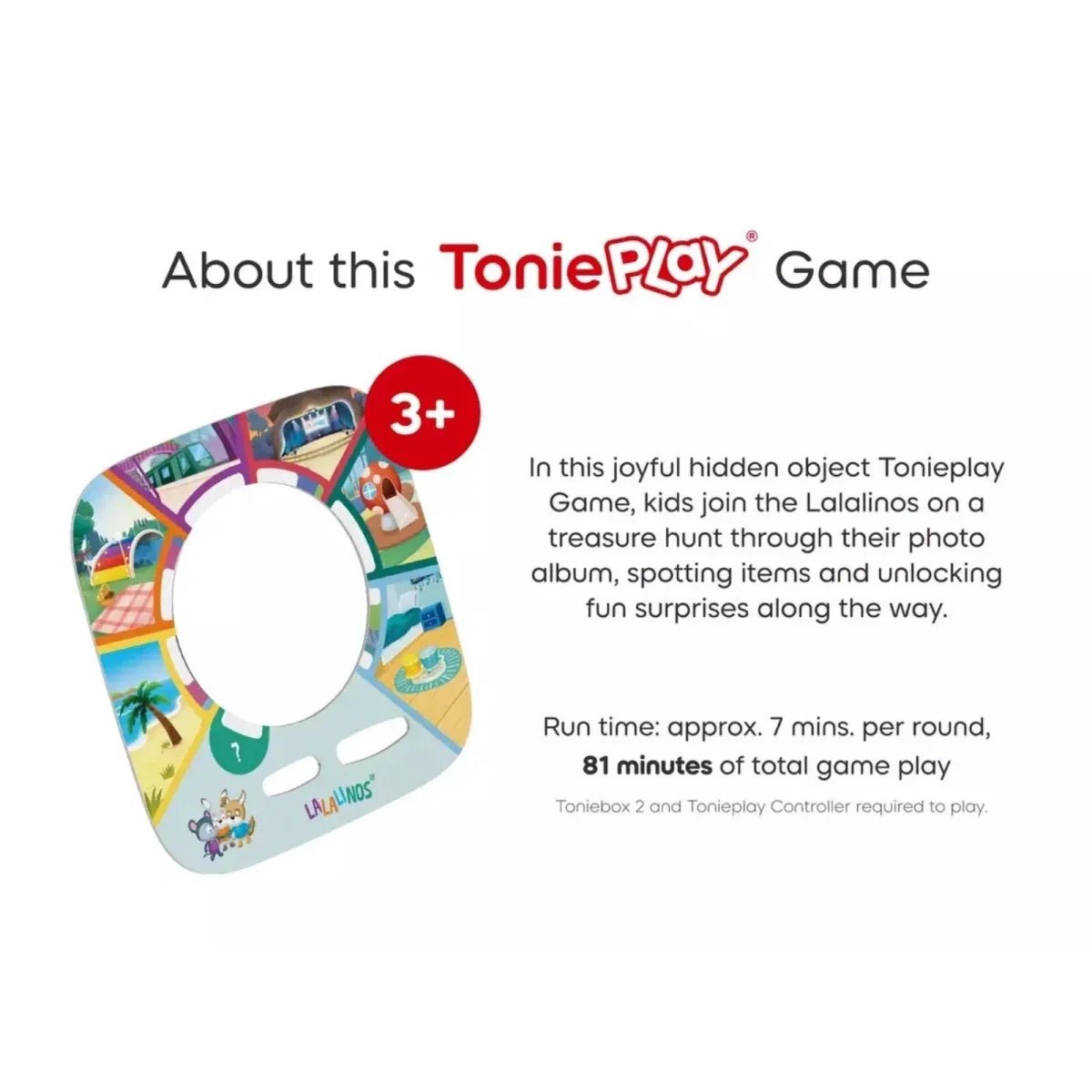 Tonies Tonieplay Lalalinos Find the Photo Game - mezetto ebebek ebebek