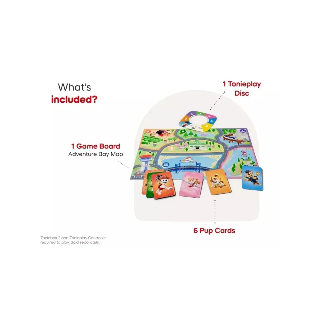Tonies Tonieplay Paw Patrol Adventure Bay Rescue Heroes Game - mezetto ebebek ebebek