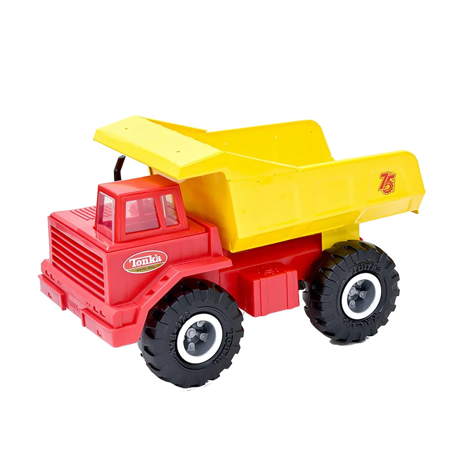 Tonka Steel Classics - 1968 Mighty Dump 75th Anniversary Edition - Red & Yellow - mezetto ebebek ebebek