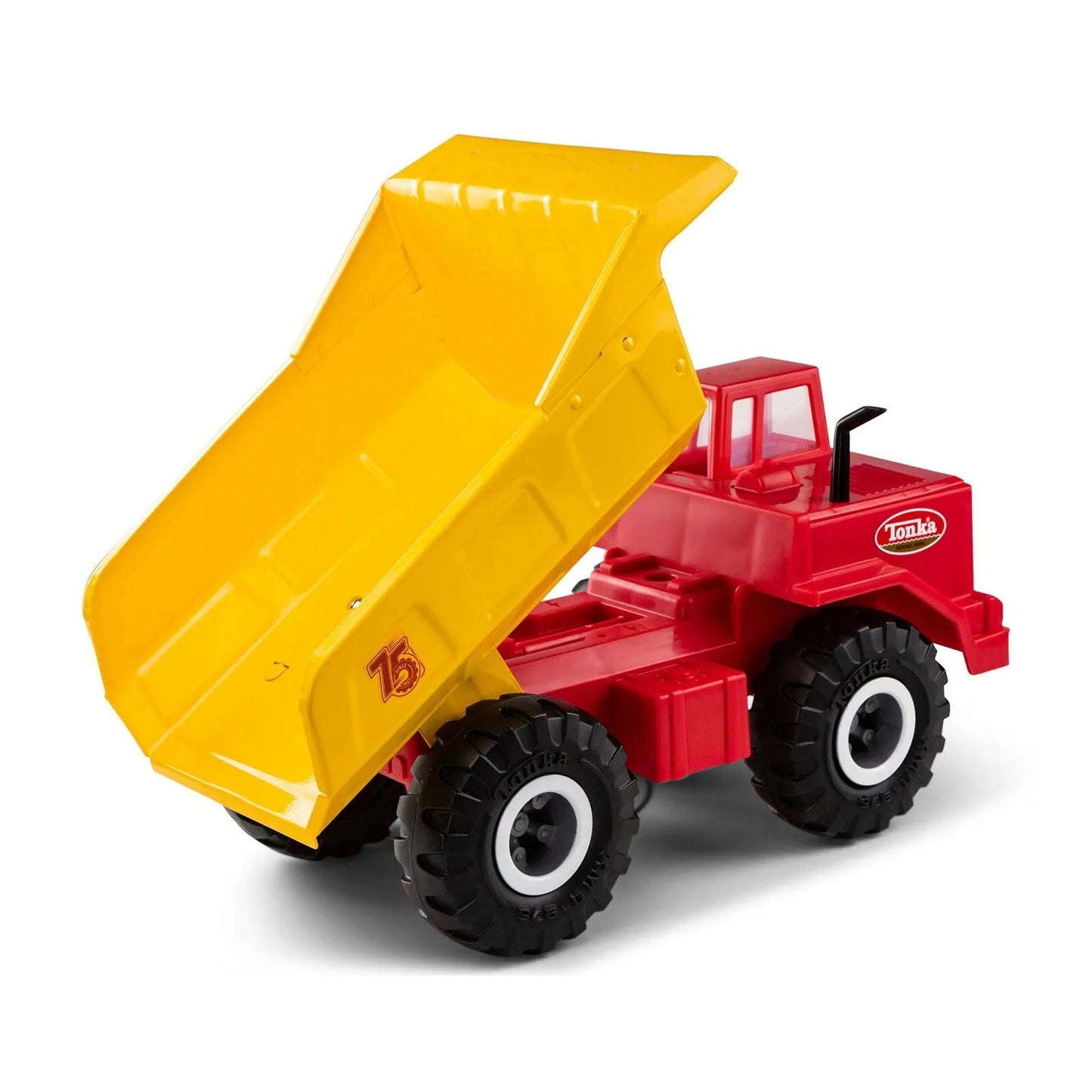 Tonka Steel Classics - 1968 Mighty Dump 75th Anniversary Edition - Red & Yellow - mezetto ebebek ebebek