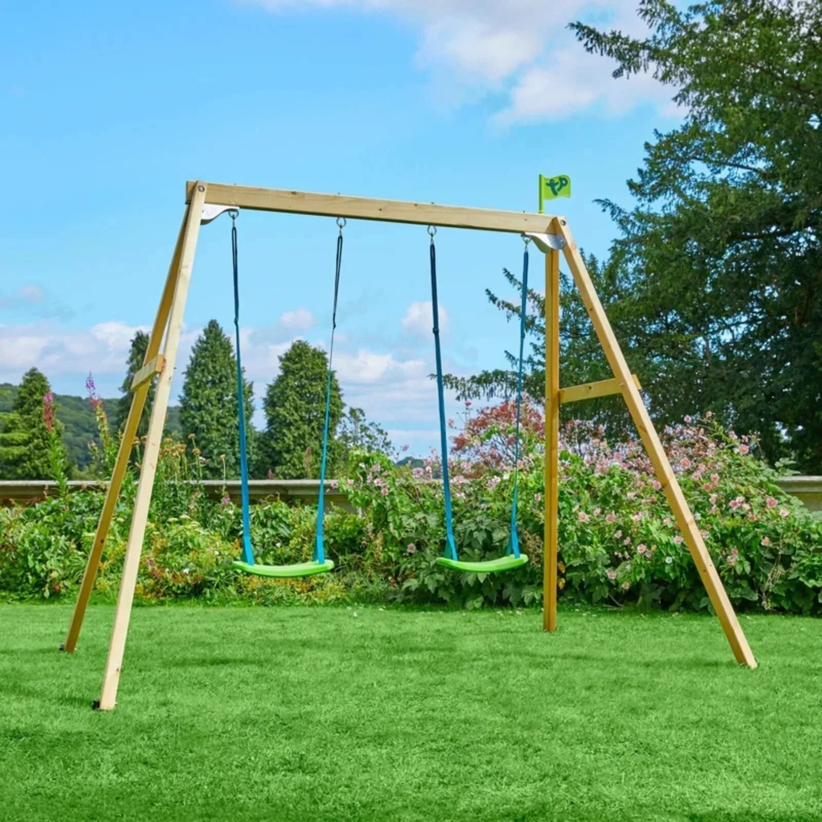 TP Forest Wooden Double Swing - mezetto ebebek ebebek