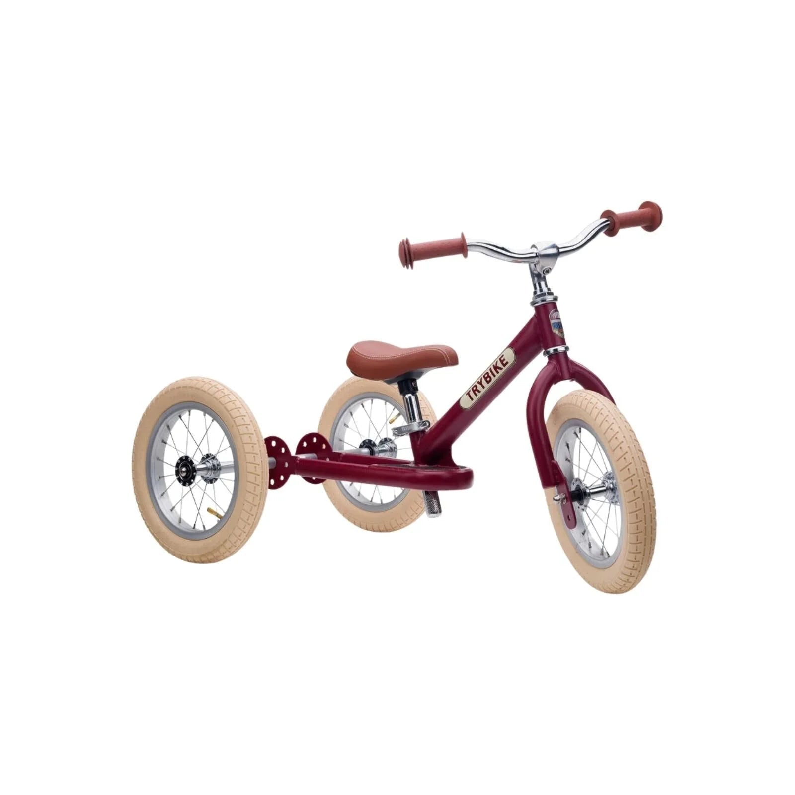 Trybike Matte 2 - in - 1 Balance Trike - Vintage Red - mezetto ebebek ebebek