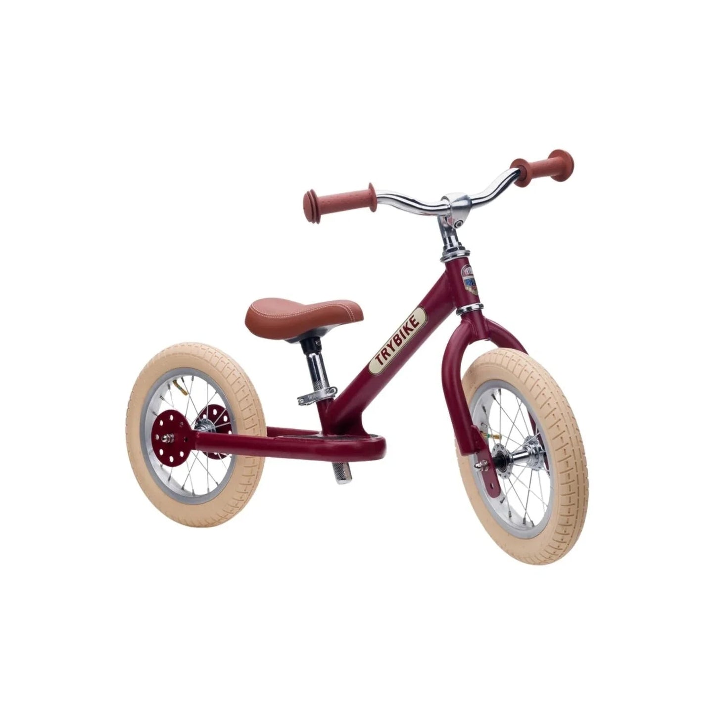Trybike Matte 2 - in - 1 Balance Trike - Vintage Red - mezetto ebebek ebebek