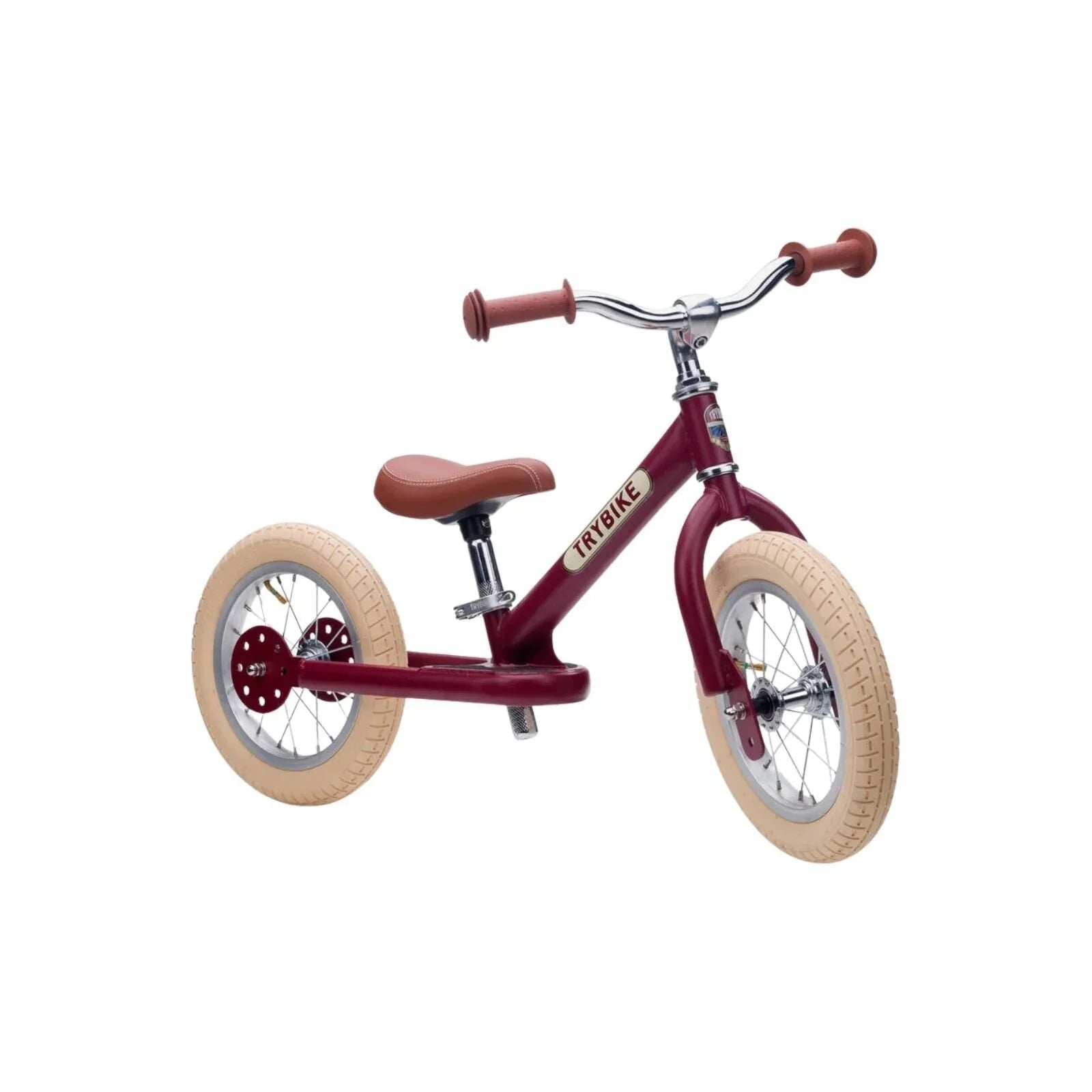 Trybike Matte 2 - in - 1 Balance Trike - Vintage Red - mezetto ebebek ebebek