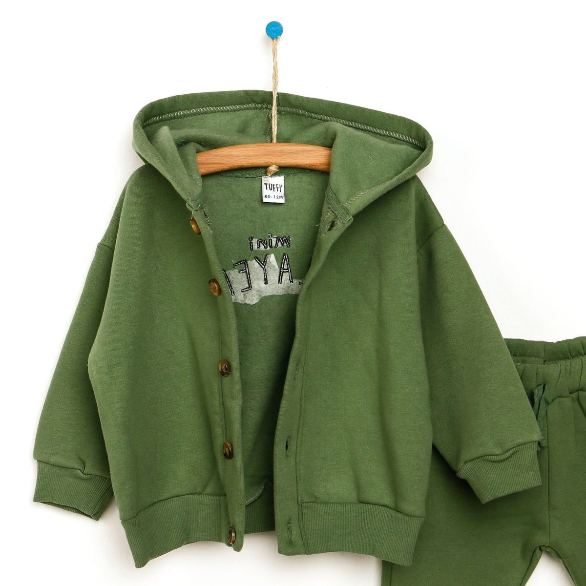 Tuffy Baby Tracksuit - Green - mezetto ebebek ebebek