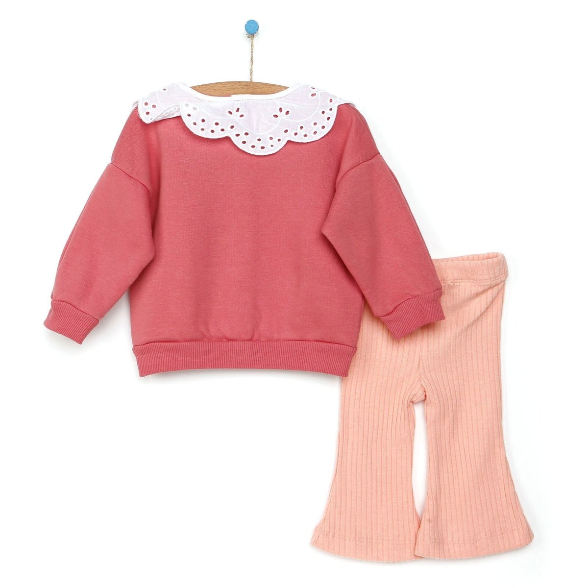 Tuffy Cardigan - Bottom - Light Rose - mezetto ebebek ebebek