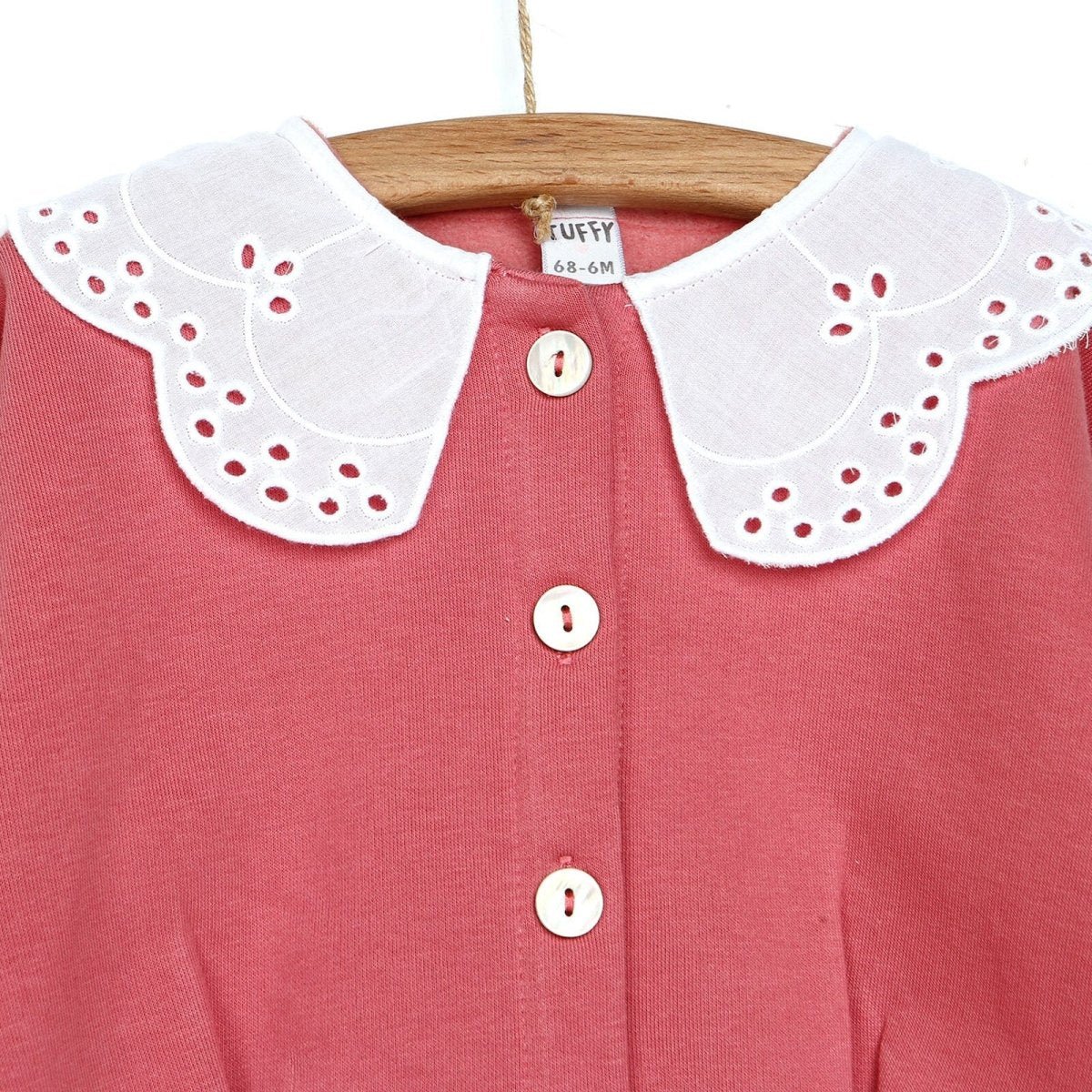 Tuffy Cardigan - Bottom - Light Rose - mezetto ebebek ebebek