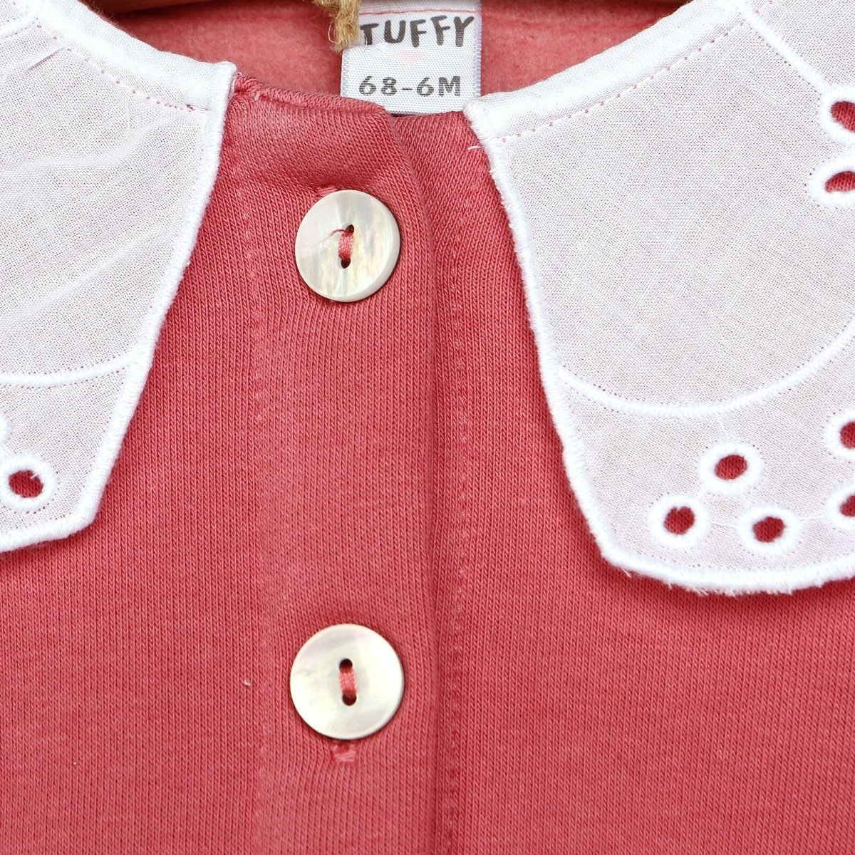 Tuffy Cardigan - Bottom - Light Rose - mezetto ebebek ebebek