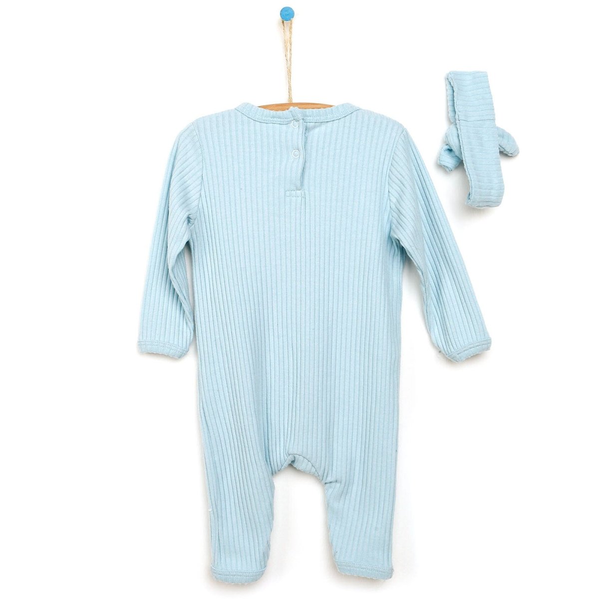 Tuffy Jumpsuit - Light Blue - mezetto ebebek ebebek