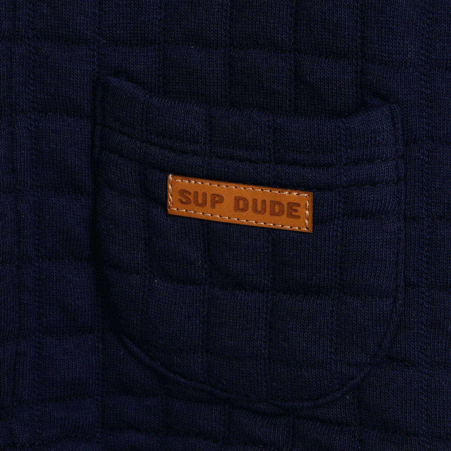 Tuffy Quilted Cardigan - Navy Blue - mezetto ebebek ebebek