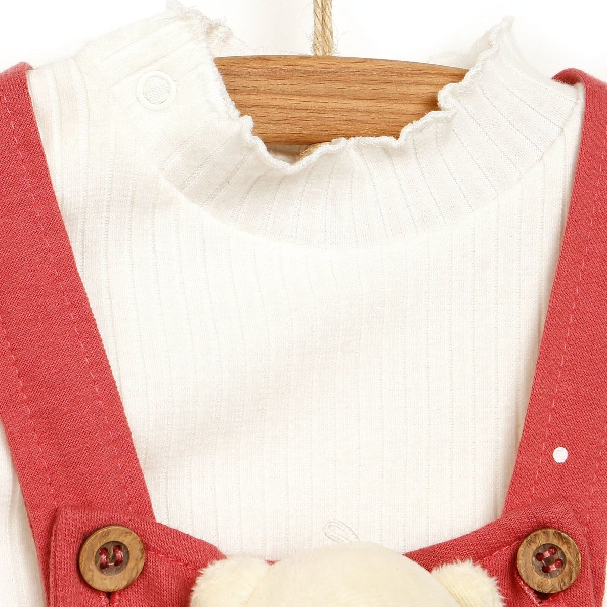 Tuffy Salopette Skirt - Sweatshirt - Light Rose - mezetto ebebek ebebek