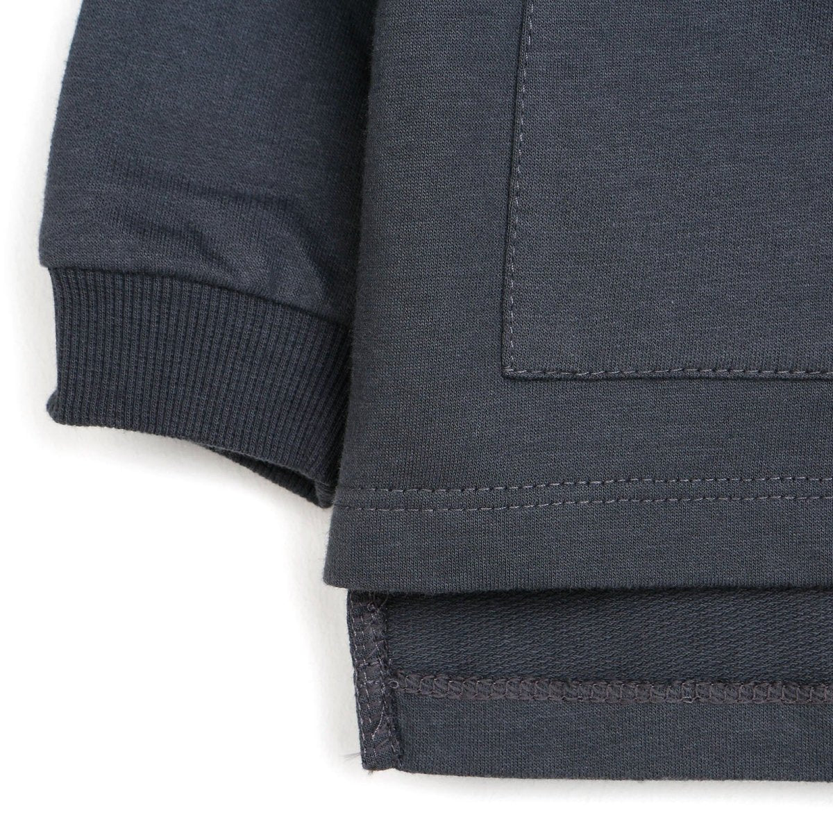 Tuffy Sweatshirt - Footless Bottom - Anthracite - mezetto ebebek ebebek