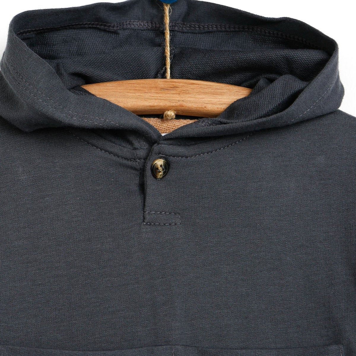 Tuffy Sweatshirt - Footless Bottom - Anthracite - mezetto ebebek ebebek