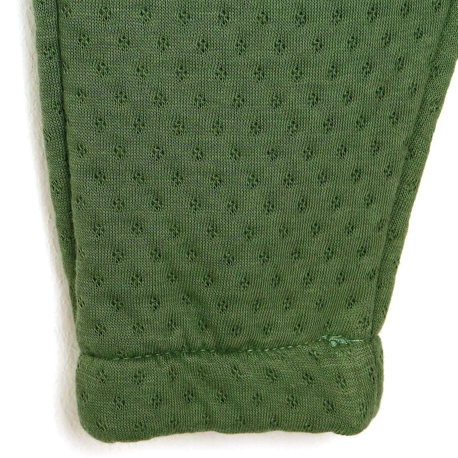 Tuffy Sweatshirt - Footless Bottom - Green - mezetto ebebek ebebek