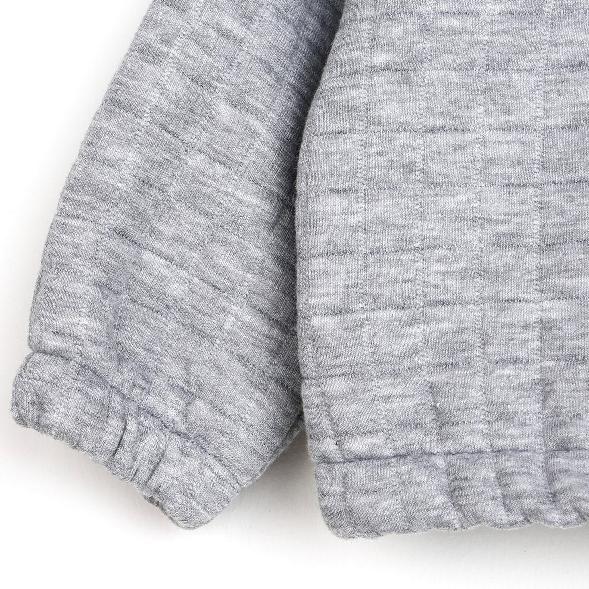 Tuffy Sweatshirt - Footless Bottom - Grey Melange - mezetto ebebek ebebek