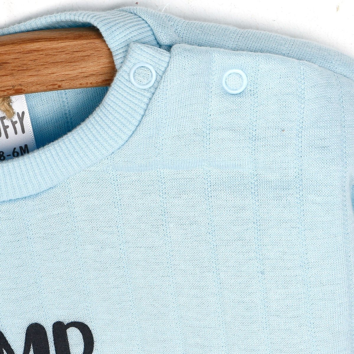 Tuffy Sweatshirt - Footless Bottom - Light Blue - mezetto ebebek ebebek