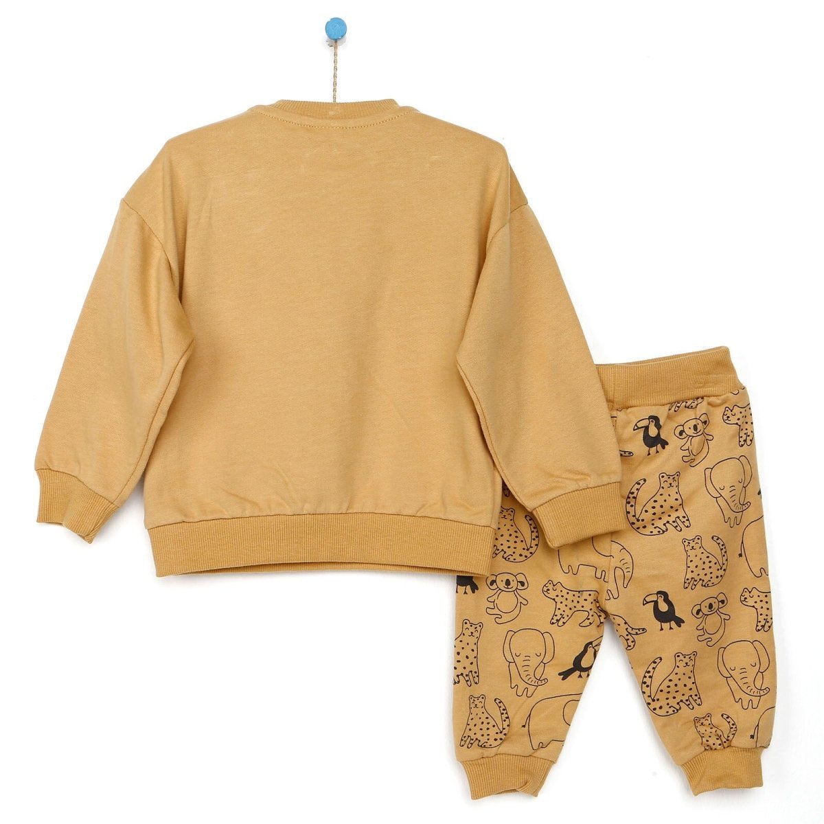 Tuffy Sweatshirt - Footless Bottom - Mustard - mezetto ebebek ebebek