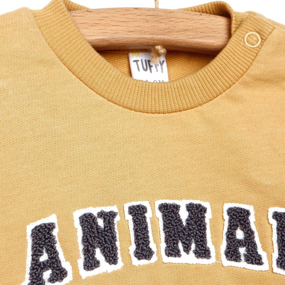 Tuffy Sweatshirt - Footless Bottom - Mustard - mezetto ebebek ebebek