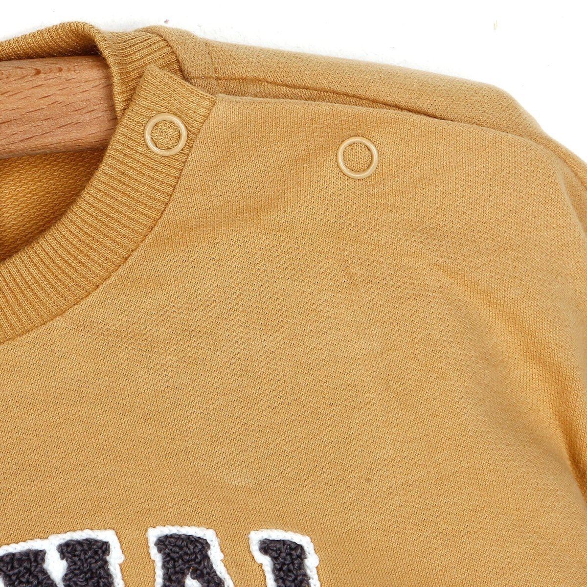 Tuffy Sweatshirt - Footless Bottom - Mustard - mezetto ebebek ebebek