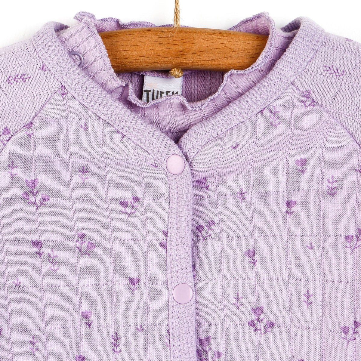 Tuffy Sweatshirt - Pants - Cardigan - Mauve - mezetto ebebek ebebek