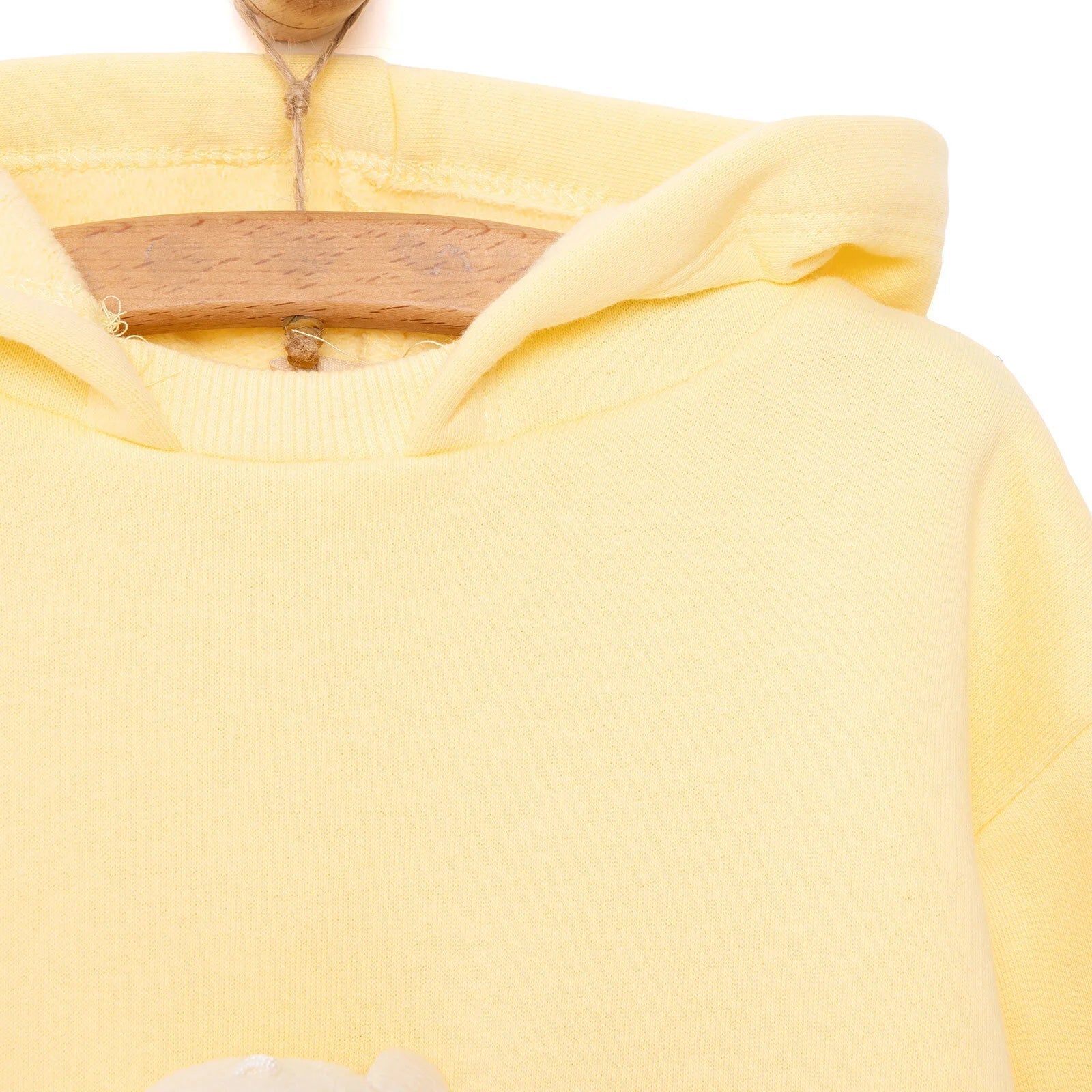 Tuffy Teddy Line Girl Jogging Set - Yellow - mezetto ebebek ebebek