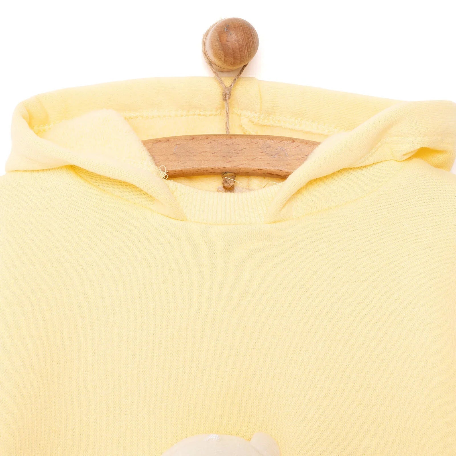 Tuffy Teddy Line Girl Jogging Set - Yellow - mezetto ebebek ebebek