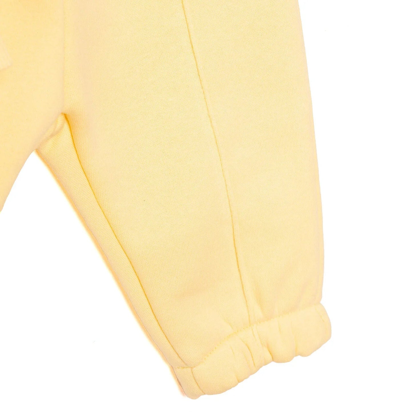 Tuffy Teddy Line Girl Jogging Set - Yellow - mezetto ebebek ebebek