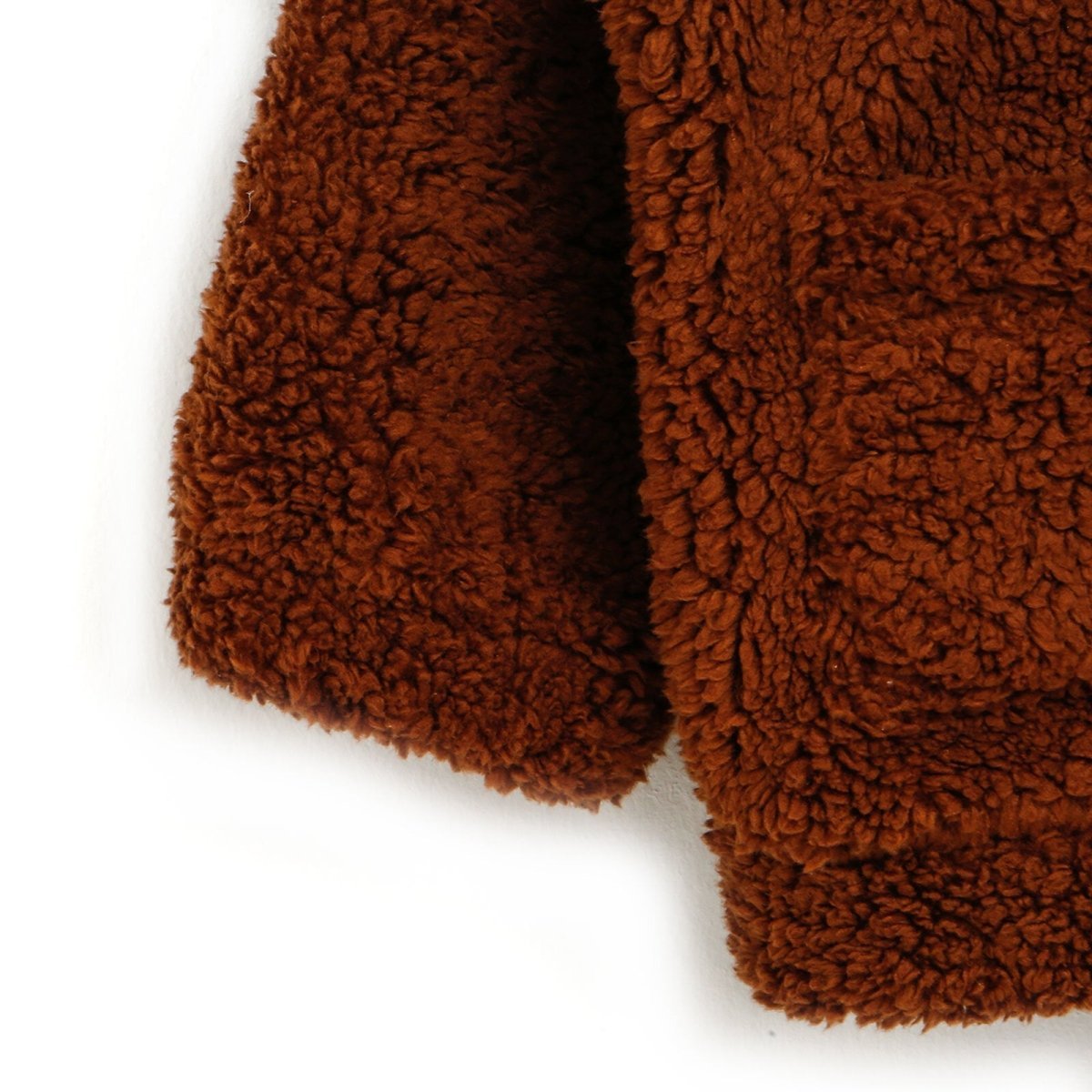 Tuffy Welsoft Plush Jacket - Brown - mezetto ebebek ebebek