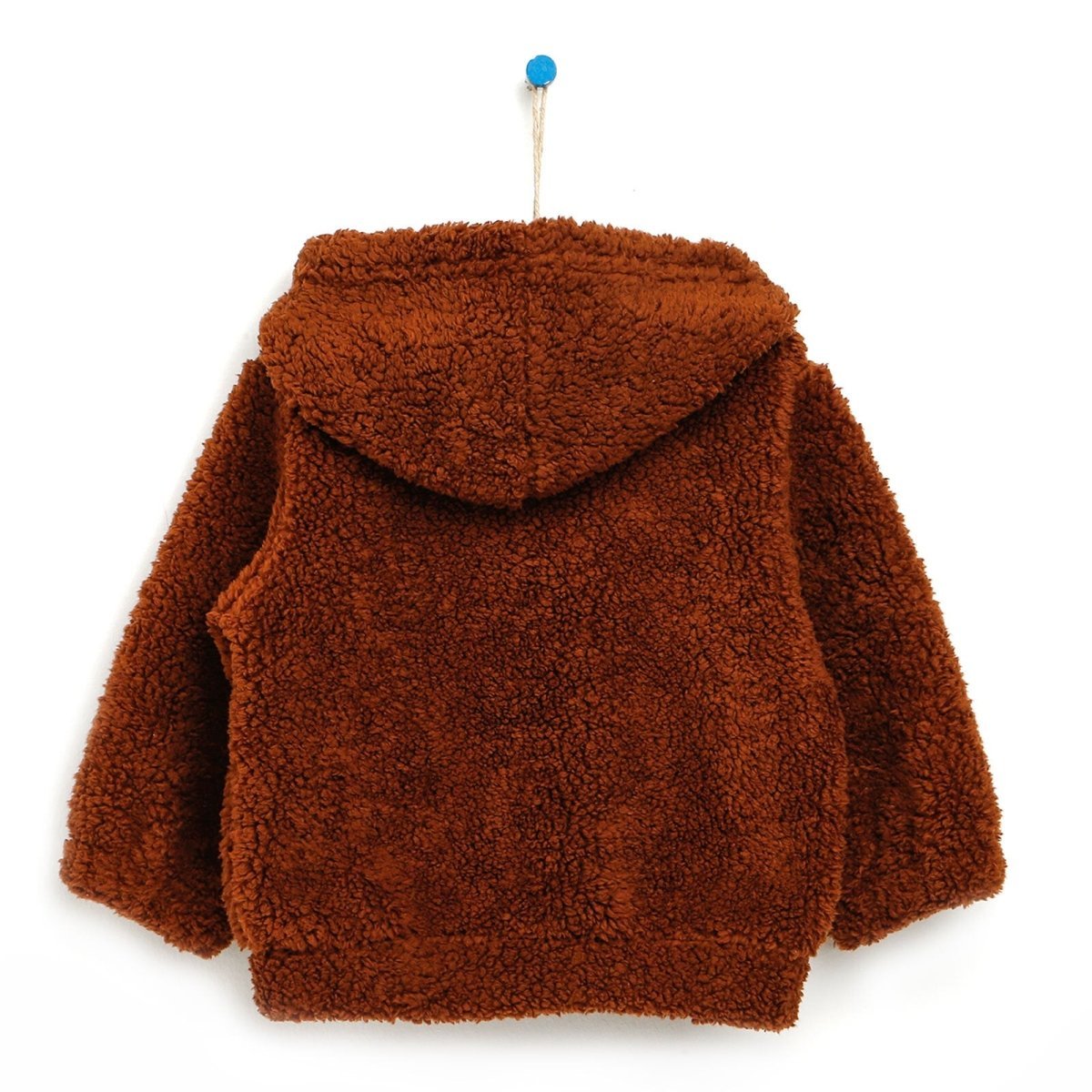 Tuffy Welsoft Plush Jacket - Brown - mezetto ebebek ebebek