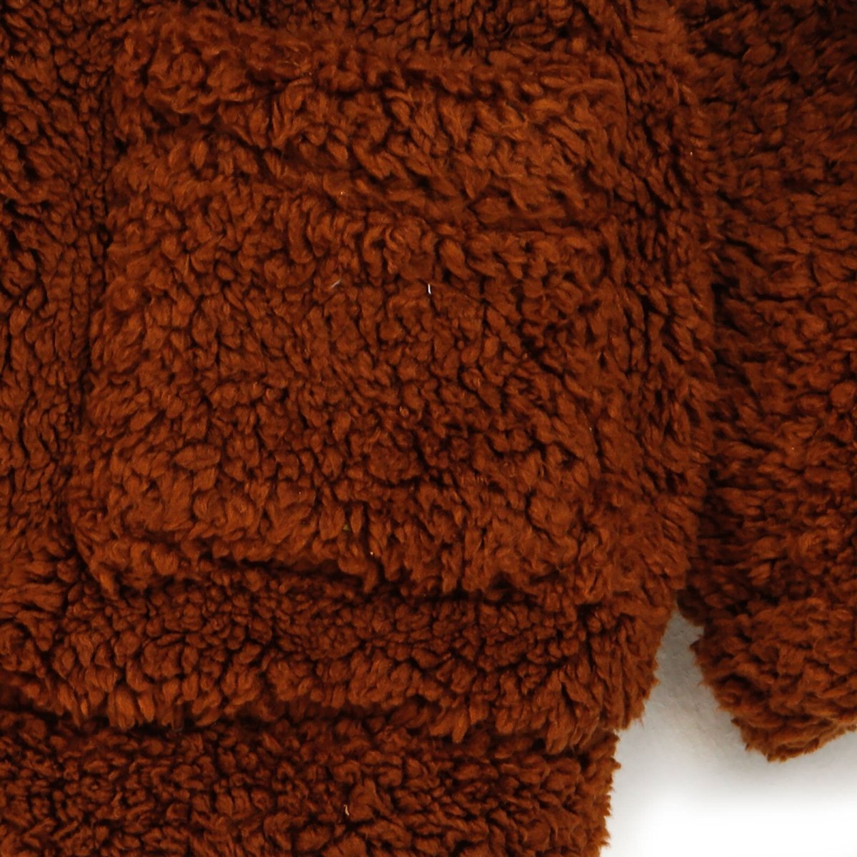 Tuffy Welsoft Plush Jacket - Brown - mezetto ebebek ebebek
