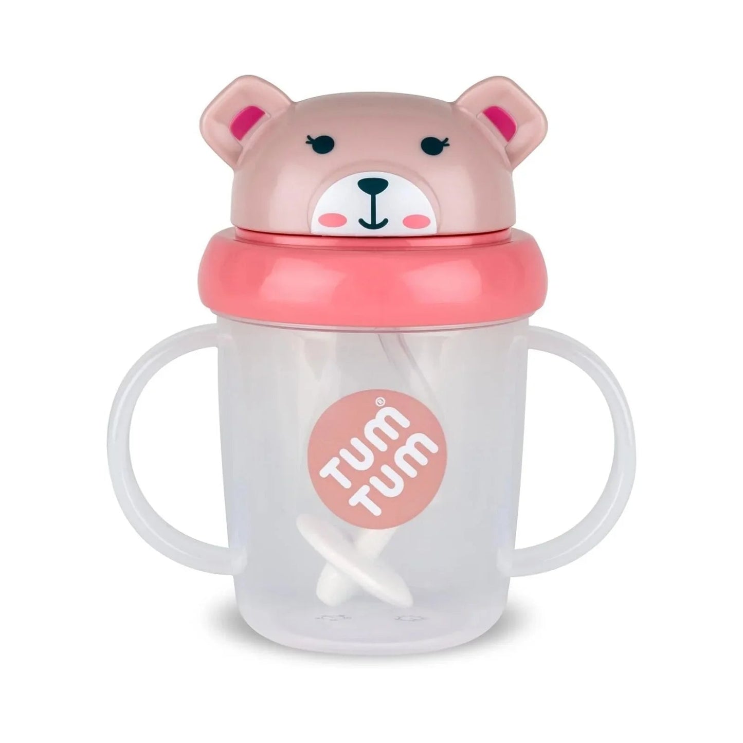 TUM TUM Betsy Bear Tippy Up Cup - Pink - mezetto ebebek ebebek