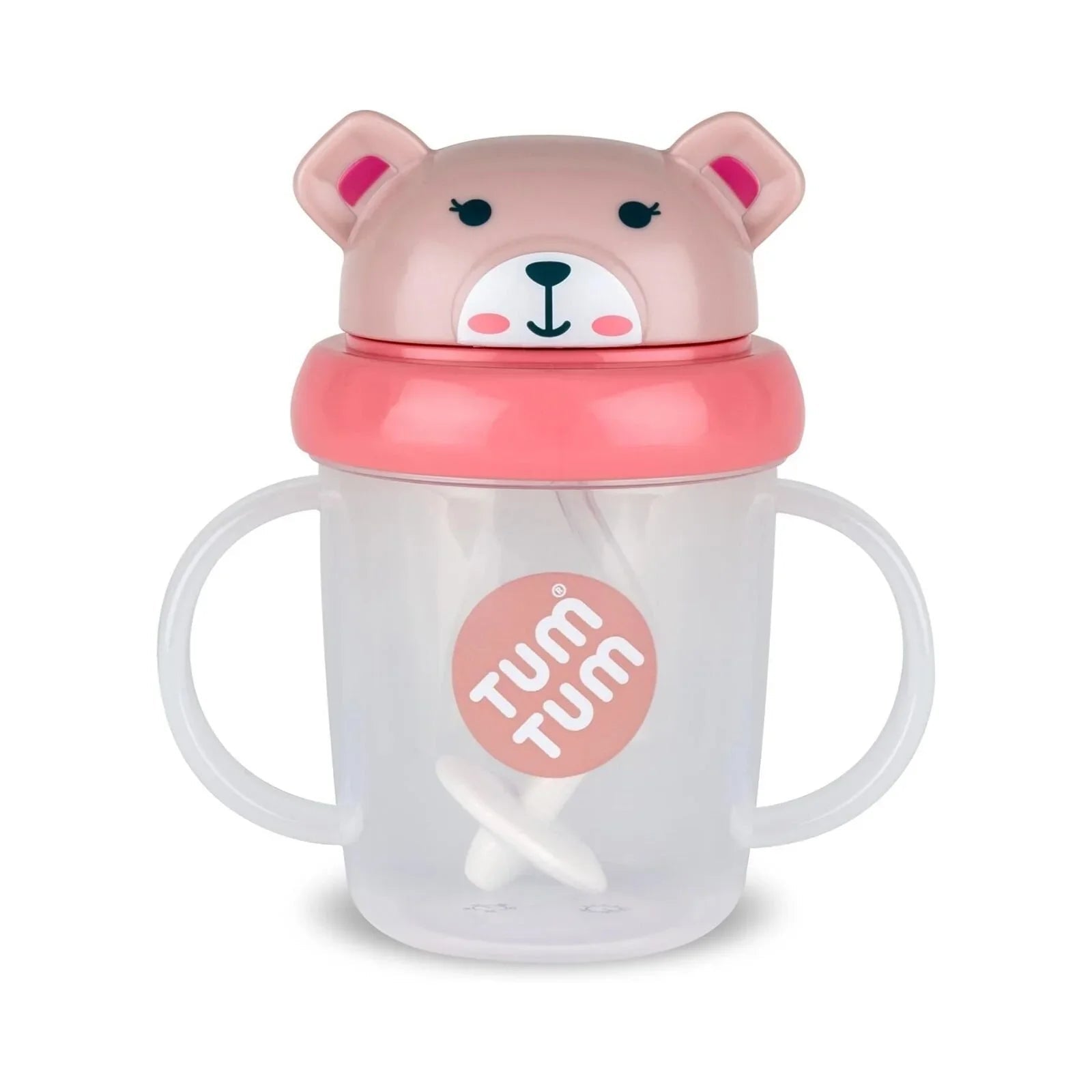 TUM TUM Betsy Bear Tippy Up Cup - Pink - mezetto ebebek ebebek