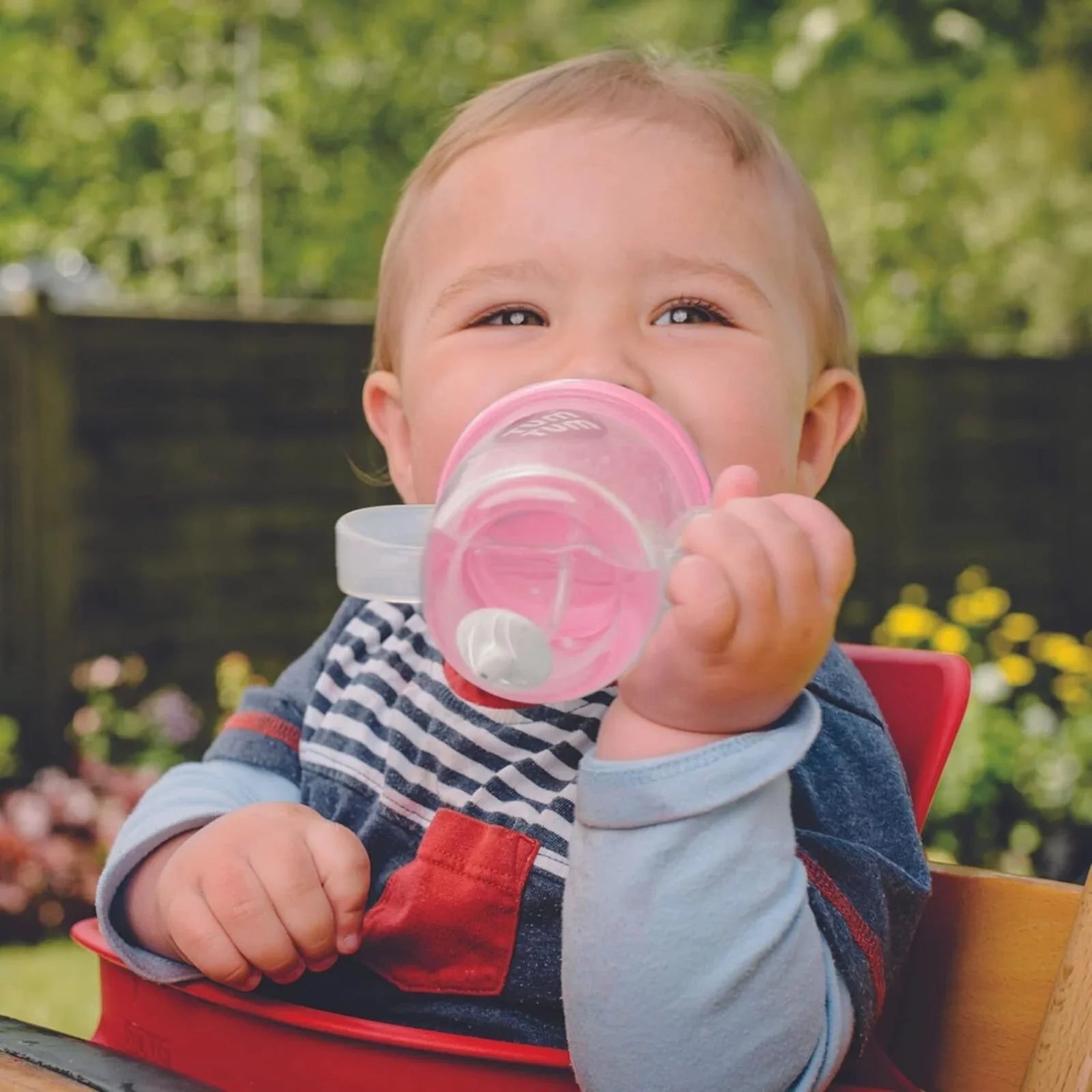 TUM TUM Betsy Bear Tippy Up Cup - Pink - mezetto ebebek ebebek
