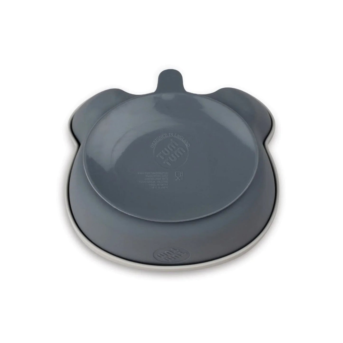 TUM TUM Silicone Weaning Bowl & Spoon Set Kev Koala - Grey - mezetto ebebek ebebek