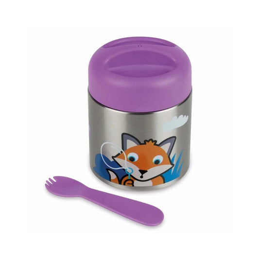 TUM TUM Thermal Food Flask with Magnetic Spork - Felicity Fox - mezetto ebebek ebebek