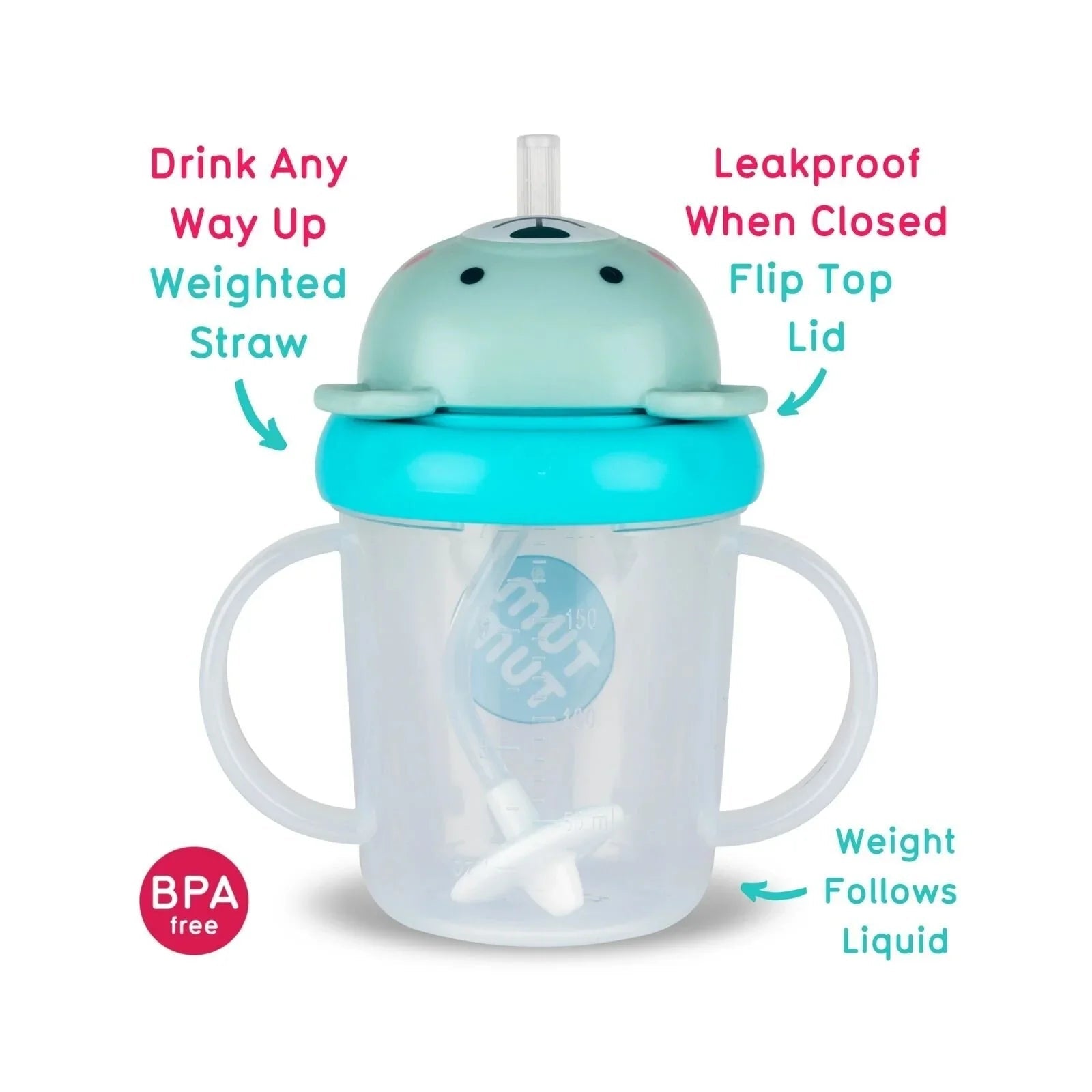TUM TUM Tippy Up Cup - Boris Bear - mezetto ebebek ebebek