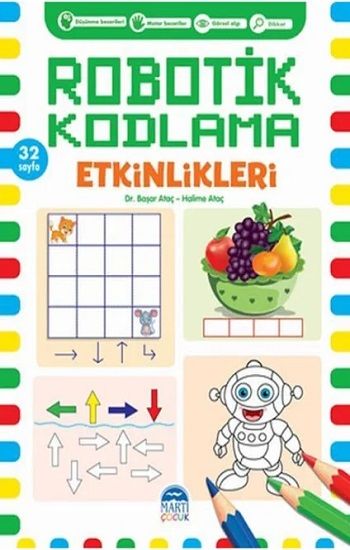 Robotik Kodlama Etkinlikleri 13 - Martı Çocuk Yayınları Kitap