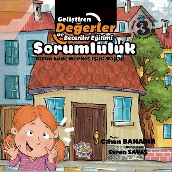 Sorumluluk - Bizim Evde Herkes İşini Yapar - Parmak Çocuk Yayınları Kitap