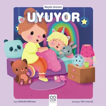 Küçük Unicorn Uyuyor - 1001 Çiçek Kitaplar Kitap