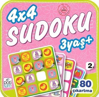 4 x 4 Sudoku – 2 (3 Yaş +) - Pötikare Yayıncılık Kitap