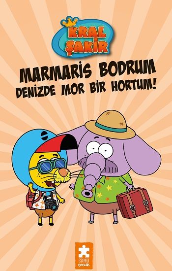 Kral Şakir 14 - Marmaris Bodrum Denizde Mor Bir Hortum (Ciltli) - Eksik Parça Yayınları Kitap