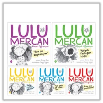Lulu Mercan Hayatı Öğreniyor SETİ (5 Kitap) - Uğurböceği Yayınları Kitap