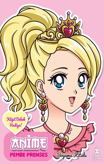 Anime Pembe Prenses Boyama Kitabı - Doğan Çocuk Kitap
