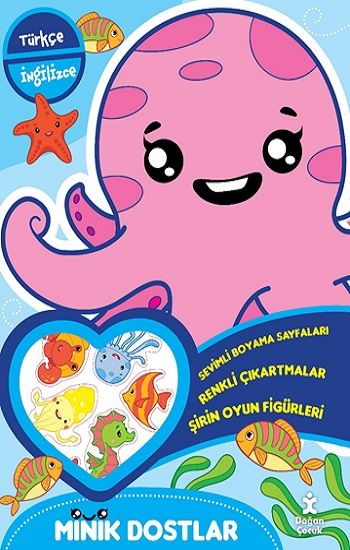 Minik Dostlar Deniz Altında Boyama Kitabı - Doğan Çocuk Kitap